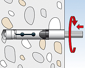 Fischer veiligheidsanker FH II-I montage - Dhz-proshop, uw doe het zelf specialist